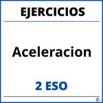 Ejercicios Aceleracion 2 ESO PDF