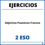 Ejercicios Adjetivos Posesivos Frances 2 ESO PDF