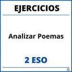 Ejercicios Analizar Poemas 2 ESO PDF