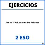 Ejercicios Areas Y Volumenes De Prismas 2 ESO PDF