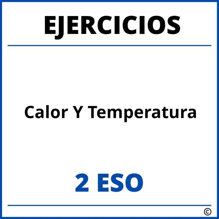 Ejercicios Calor Fisica Y Quimica 2 ESO PDF