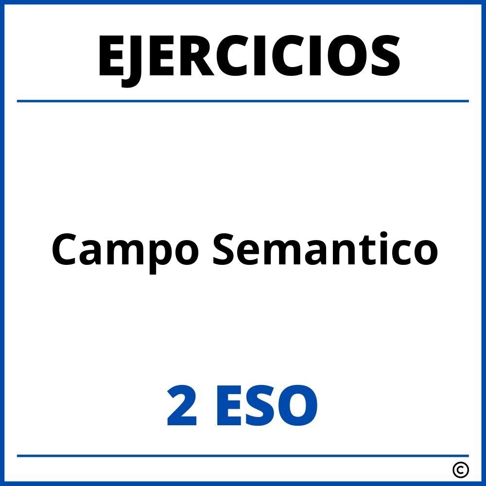 Ejercicios Campo Semantico 2 ESO PDF