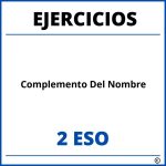 Ejercicios Complemento Del Nombre 2 ESO PDF