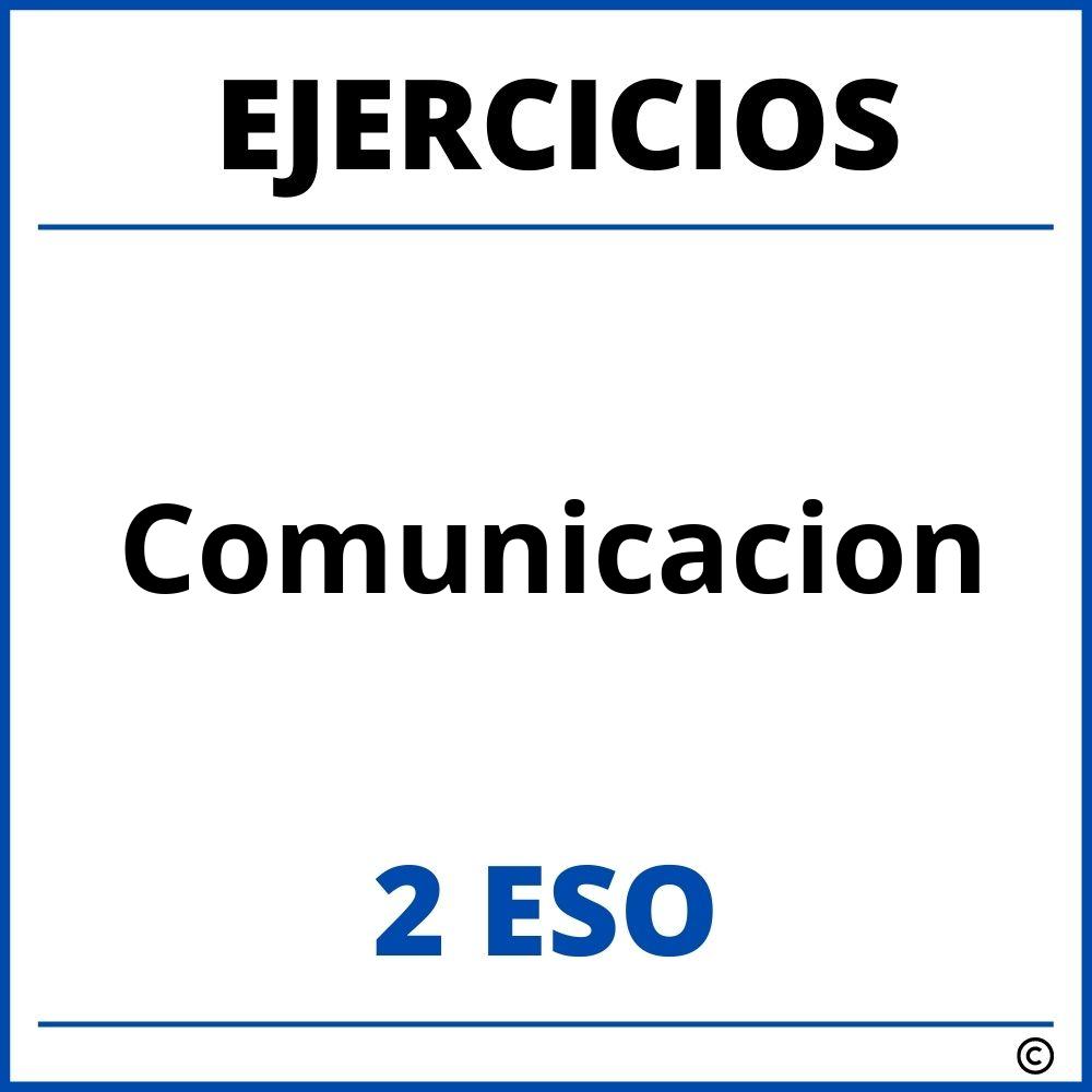 Ejercicios Comunicacion 2 ESO PDF