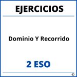 Ejercicios Dominio Y Recorrido 2 ESO PDF