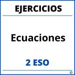 Ejercicios Ecuaciones 2 ESO PDF