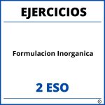 Ejercicios Formulacion Inorganica 2 ESO PDF