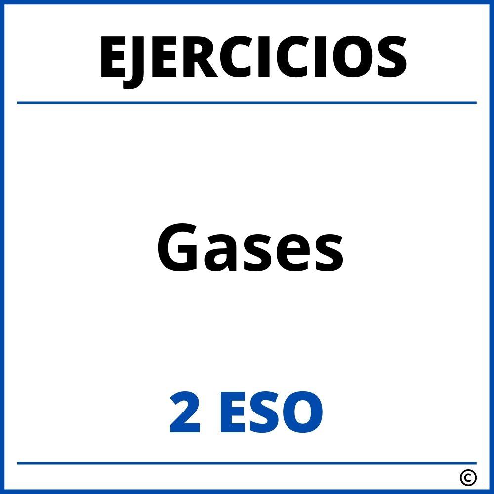 Ejercicios Gases 2 ESO PDF