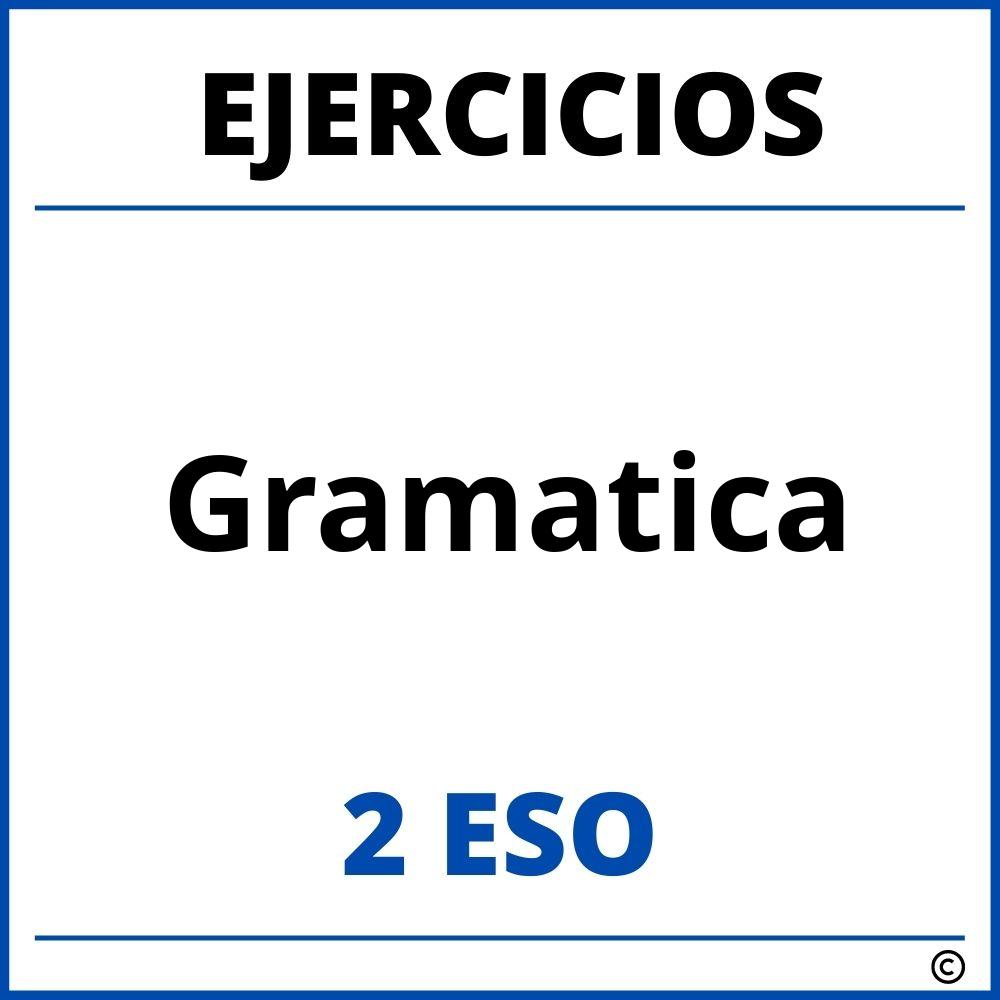 Ejercicios Gramatica 2 ESO PDF