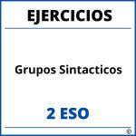 Ejercicios Grupos Sintacticos 2 ESO PDF