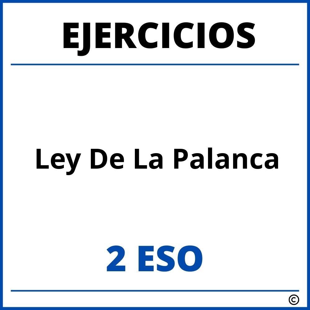 Ejercicios Ley De La Palanca 2 ESO PDF