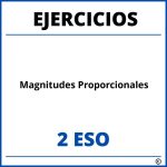 Ejercicios Magnitudes Proporcionales 2 ESO PDF