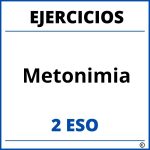 Ejercicios Metonimia 2 ESO PDF