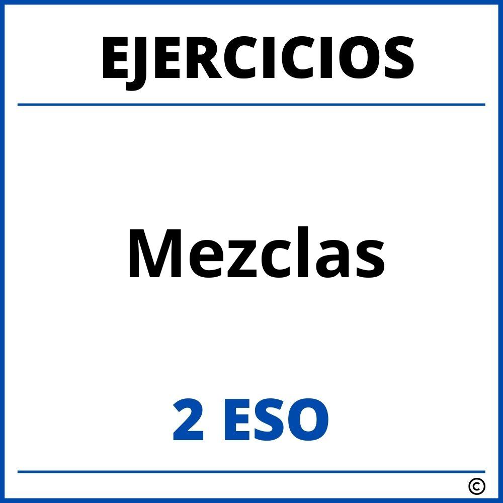 Ejercicios Mezclas 2 ESO PDF