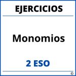 Ejercicios Monomios 2 ESO PDF