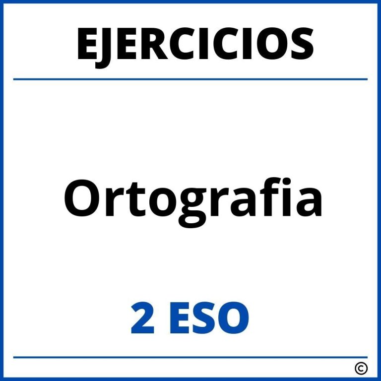 Ejercicios Ortografia B Y V Eso Pdf