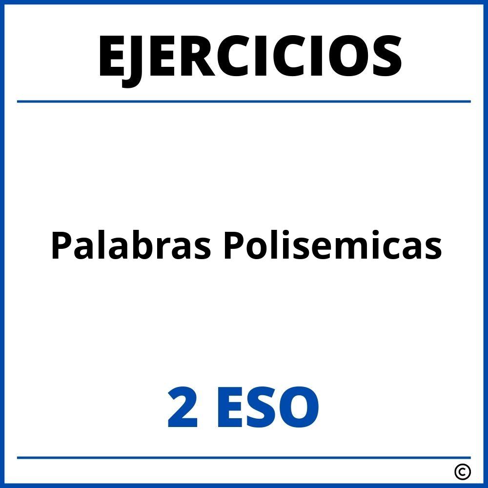 Ejercicios Palabras Polisemicas 2 ESO PDF