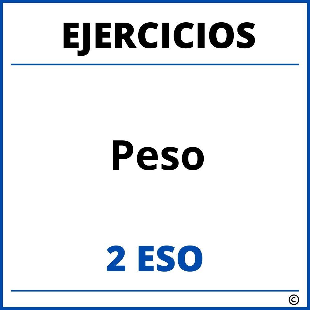 Ejercicios Peso 2 ESO PDF