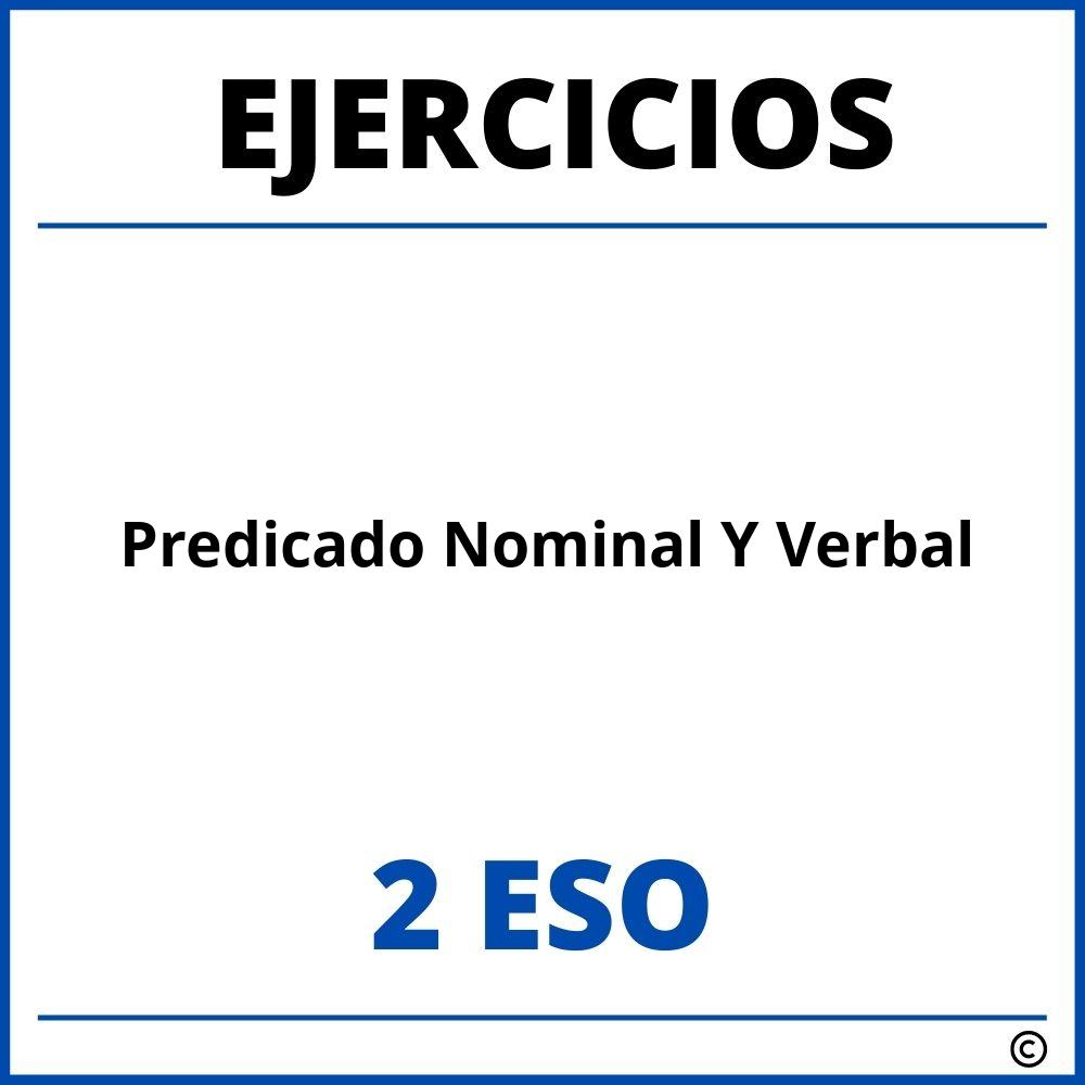 Ejercicios Predicado Nominal Y Verbal 2 ESO PDF