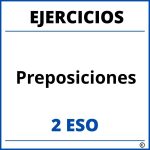 Ejercicios Preposiciones 2 ESO PDF