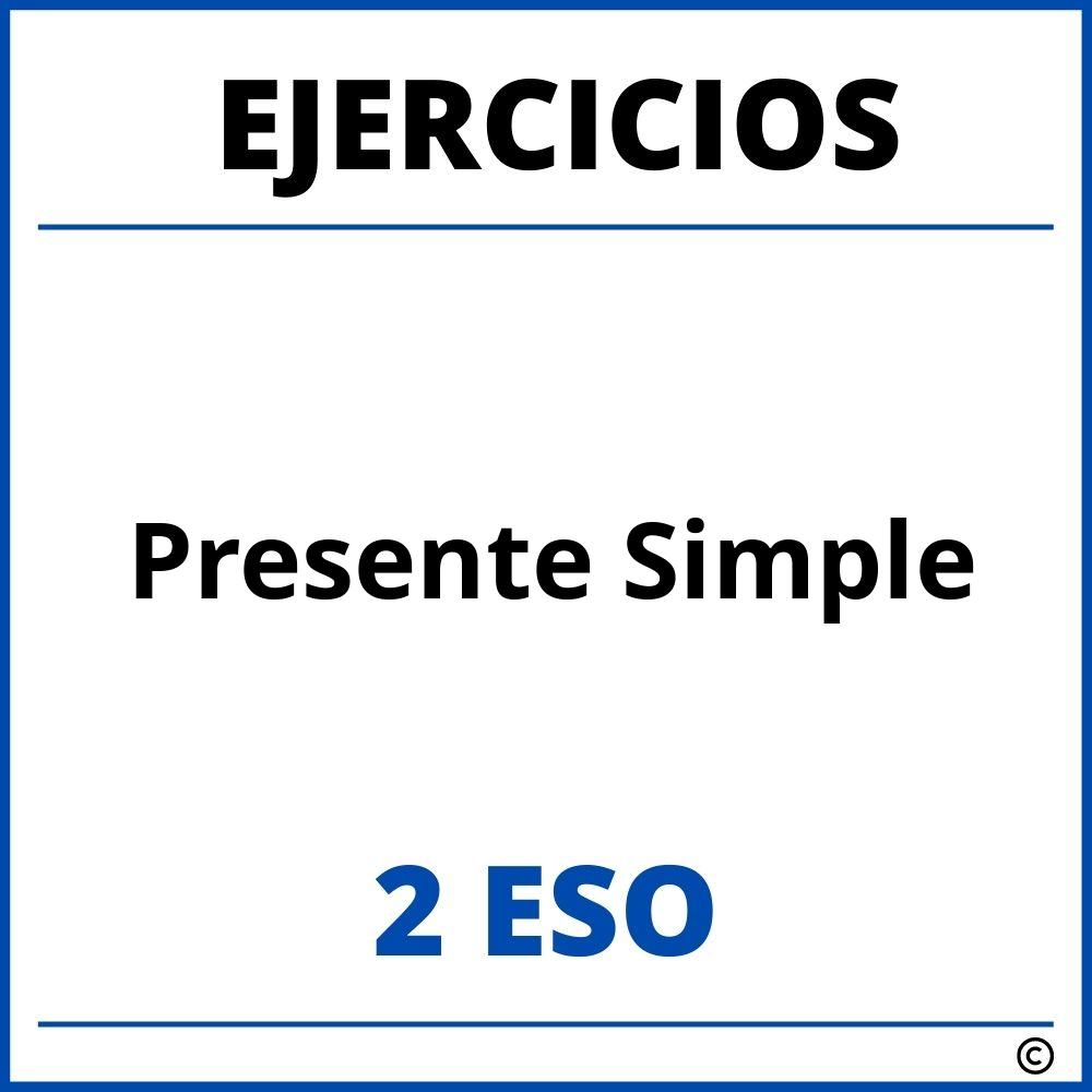 Ejercicios Presente Simple 2 ESO PDF