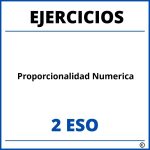 Ejercicios Proporcionalidad Numerica 2 ESO PDF