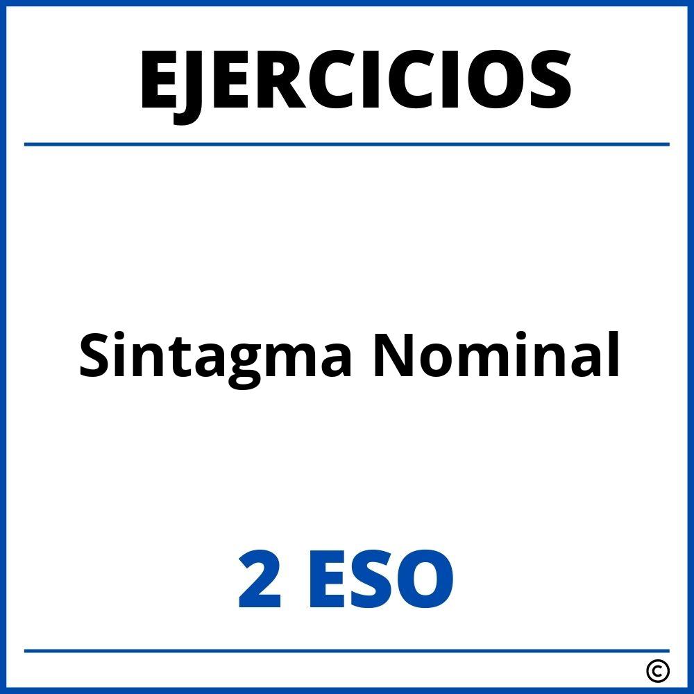 Ejercicios Sintagma Nominal 2 ESO PDF