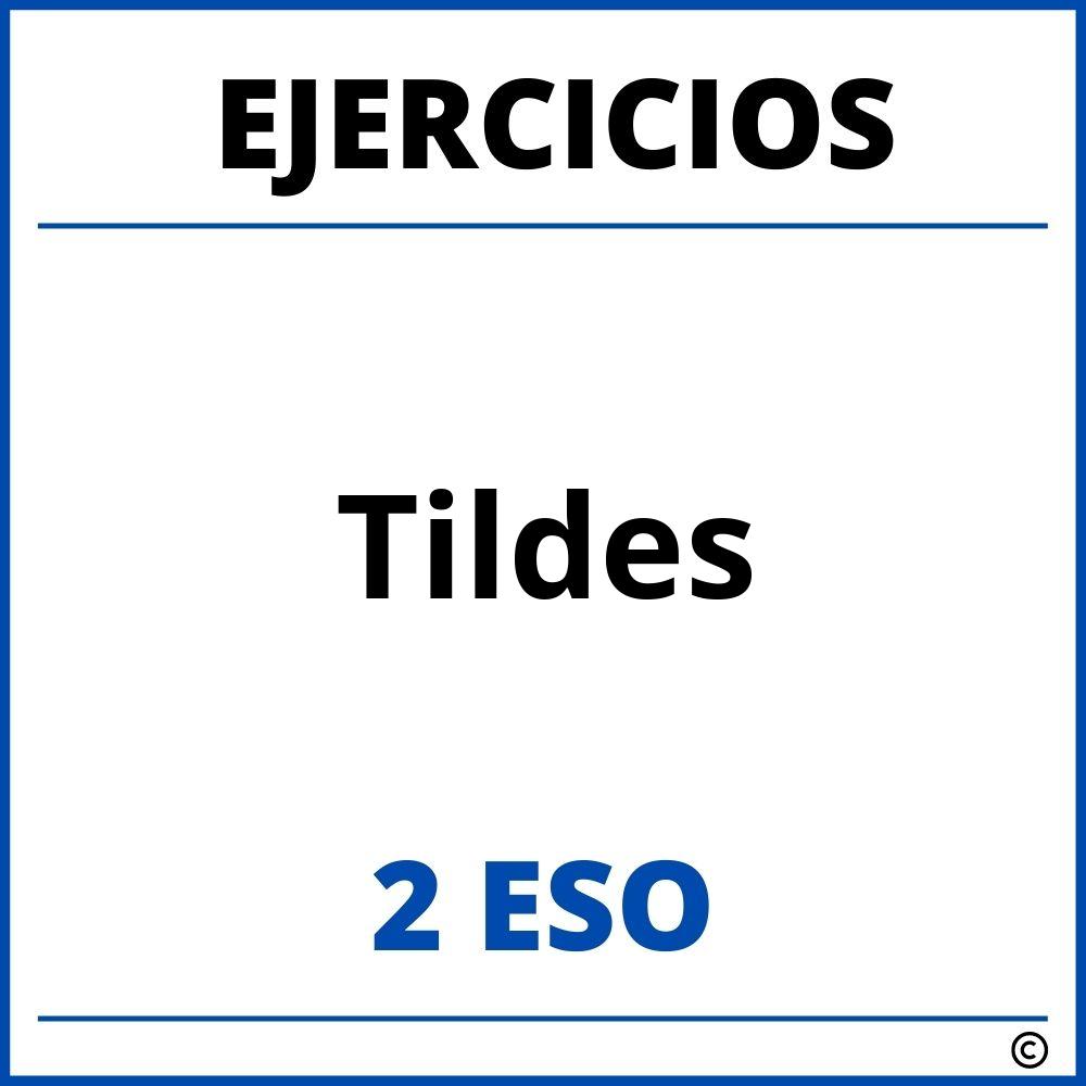 Ejercicios Tildes 2 ESO PDF