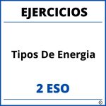 Ejercicios Tipos De Energia 2 ESO PDF