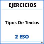 Ejercicios Tipos De Textos 2 ESO PDF