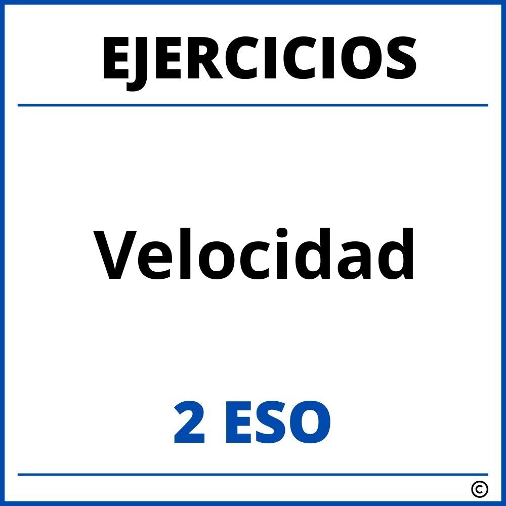 Ejercicios Velocidad 2 ESO PDF