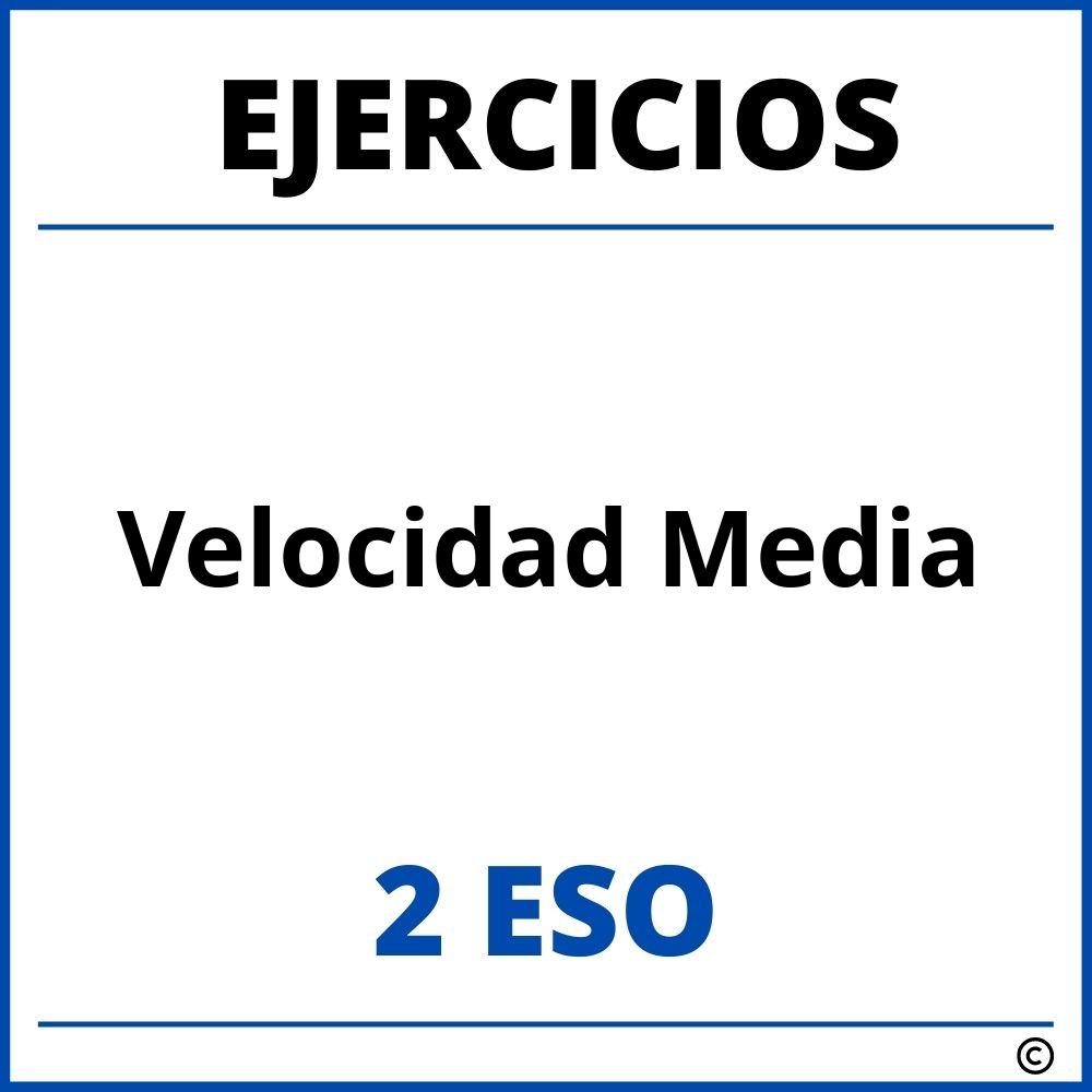 Ejercicios Velocidad Media 2 ESO PDF